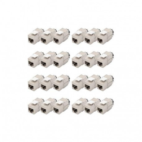 Digitus CAT 6A Keystone module, shielded with intelligent cable manager, set (24 pieces)