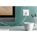 Digitus CAT 6A class EA network socket, design-compatible, shielded, flush-mounted