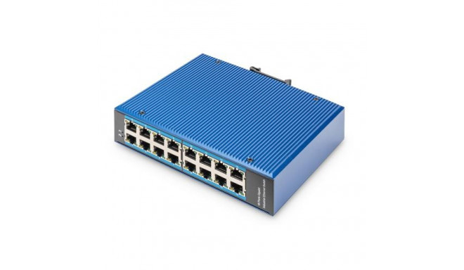 Digitus 16 Port Gigabit Ethernet Network Switch, Industrial, Unmanaged
