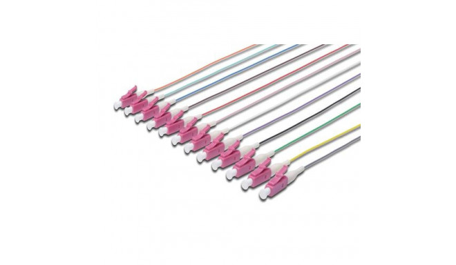 Digitus colored pigtails, LC OM4 50/125 µ, Simplex
