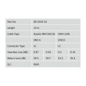 Digitus Fiber Optic Multimode Patch Cord, LC / LC