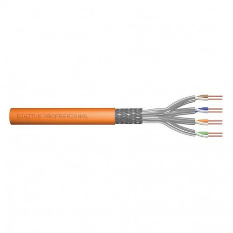 Digitus CAT 7 S-FTP data cable - installation cable, 250 m, simplex, Dca-s2,d1,a1