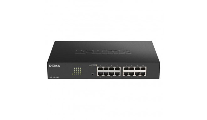 D-Link DGS-1100-16V2 network switch Managed L2 Gigabit Ethernet (10/100/1000) Black
