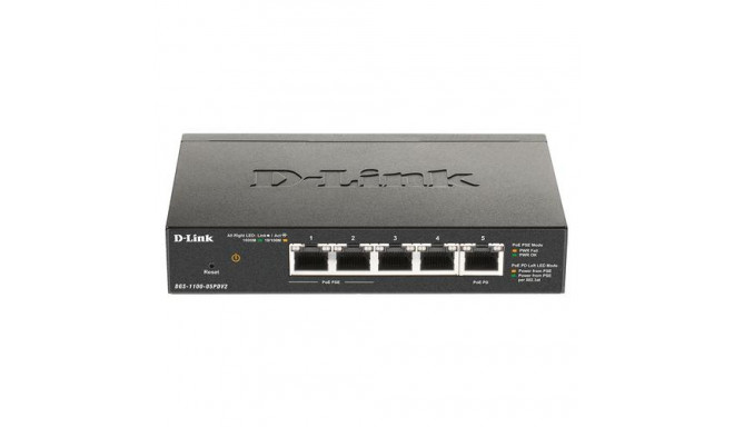D-Link 5-Port Gigabit PoE Smart Managed Switch with 1 PD port
