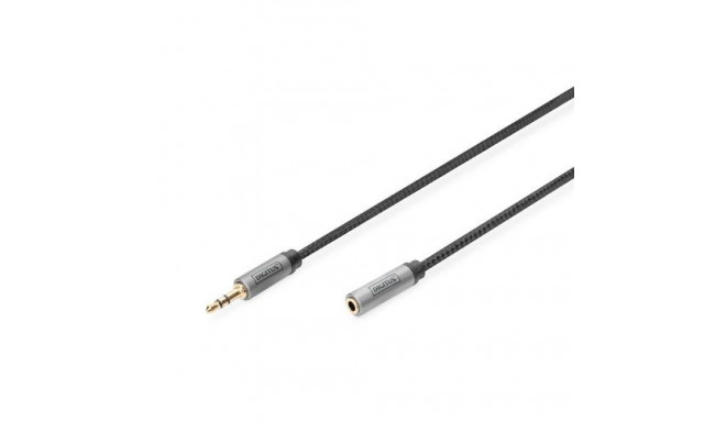 Digitus Audio Extension Cable, 3.5 mm jack to 3.5 mm socket