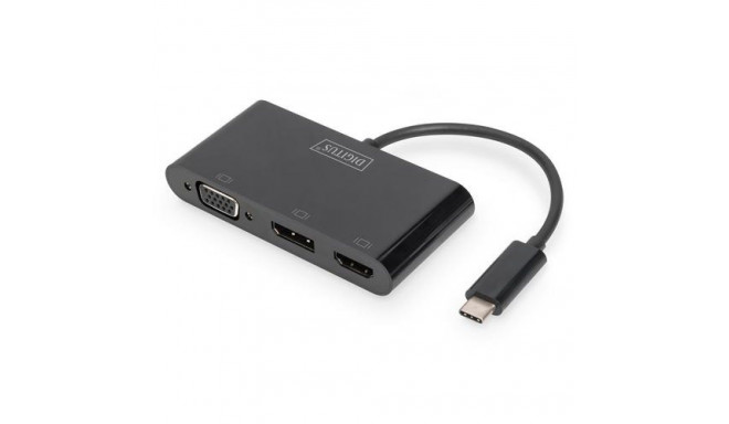 Digitus USB-C™ 3in1 Triple Monitor Adapter (HDMI, DP, VGA)