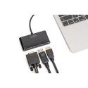 Digitus USB-C™ 3in1 Triple Monitor Adapter (HDMI, DP, VGA)