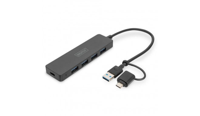 Digitus USB 3.0 Hub 4-Port, Slim Line