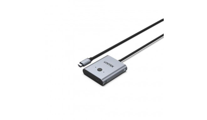 UNITEK D1078A laptop dock/port replicator Wired USB 3.2 Gen 1 (3.1 Gen 1) Type-C Grey