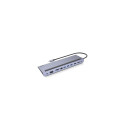 UNITEK uHUB 11+ Wired Thunderbolt 3 Grey