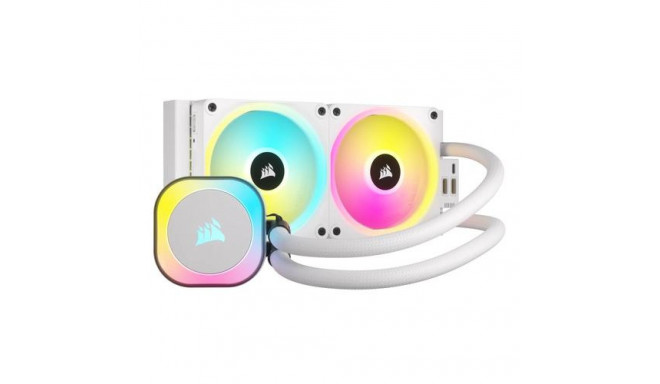 Corsair H100I Processor Hybrid cooler 12 cm White