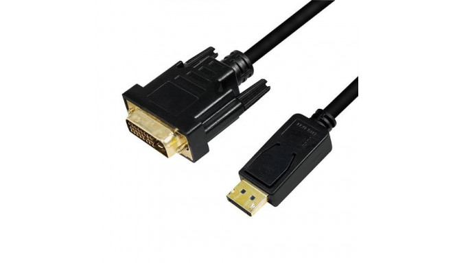 LogiLink CV0133 video cable adapter 5 m DisplayPort DVI Black