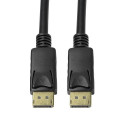 LogiLink CV0119 DisplayPort cable 1 m Black