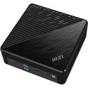 MSI Cubi N ADL-001EU Intel® N N200 4 GB DDR4-SDRAM 128 GB SSD Windows 11 Pro Mini PC Black