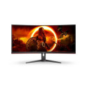AOC G2 CU34G2XE/BK LED display 86.4 cm (34&quot;) 3440 x 1440 pixels Wide Quad HD LCD Black, Red