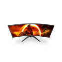 AOC G2 CU34G2XE/BK LED display 86.4 cm (34&quot;) 3440 x 1440 pixels Wide Quad HD LCD Black, Red