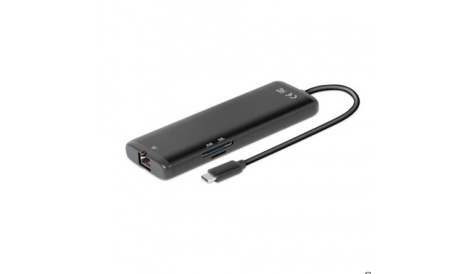 CLUB3D USB Gen 1 Type-C 8-in-1 MST Dual 4K60Hz Display Travel Dock