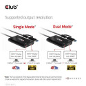 CLUB3D USB Gen1 Type-C/-A to Dual HDMI (4K/30Hz) / VGA (1080/60Hz)