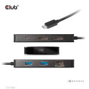 CLUB3D USB Gen2 Type-C to Dual DisplayPort 4k60Hz 7-in-1 HUB