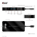 CLUB3D Type-C 7-in-1 hub with 2x HDMI, 2x USB Gen1 Type-A, 1x RJ45, 1x 3.5mm Audio, 1x USB Gen1 Type