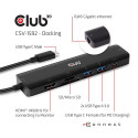 CLUB3D USB type C 7in1 Hub HDMI 4K60Hz SD TF Card slot 2x USB Type A USB Type C PD RJ45 Works with T