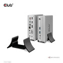 CLUB3D Docking station(Metal casing)1x USB Gen2 Type-C Female (data) 2x USB Gen2 Type-A Female 1x US