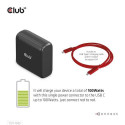 CLUB3D USB Gen1 Type-C Triple Display DP1.4 Alt mode Smart PD3.0 Charging Dock with 100 Watt Power S