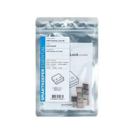 Smartkeeper CSK-PC01P port blocker USB Type-A Red, Stainless steel Plastic 10 pc(s)