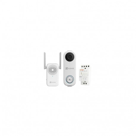 EZVIZ DB1C Smart Video Doorbell with Chime & Transformer Kit