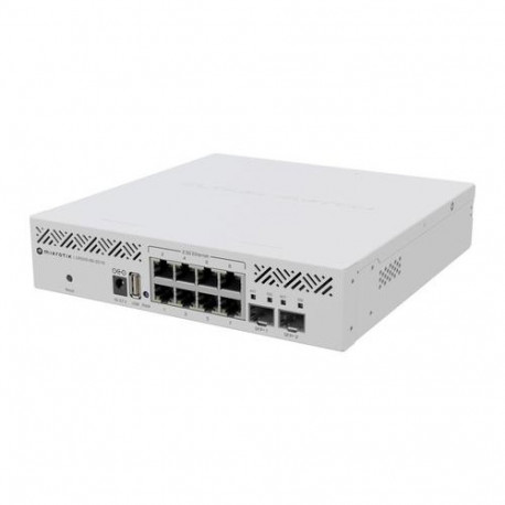 Mikrotik CRS310-8G+2S+IN: L3 Smart Switch Managed 2.5G Ethernet (100/1000/2500) 1U White