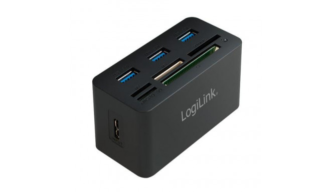 LogiLink CR0042 laptop dock/port replicator Wired USB 3.2 Gen 1 (3.1 Gen 1) Type-A Black
