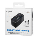 LogiLink CR0046 notebook dock/port replicator Wired USB 3.2 Gen 1 (3.1 Gen 1) Type-C Black