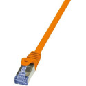 LogiLink Cat6a S/FTP, 3m networking cable Orange S/FTP (S-STP)