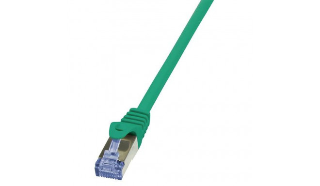 LogiLink 3m Cat.6A 10G S/FTP networking cable Green Cat6a S/FTP (S-STP)