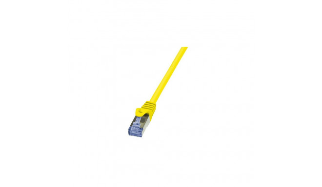 LogiLink 1m Cat.6A 10G S/FTP networking cable Yellow Cat6a S/FTP (S-STP)