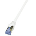 LogiLink 0.5m Cat.6A 10G S/FTP networking cable White Cat6a S/FTP (S-STP)