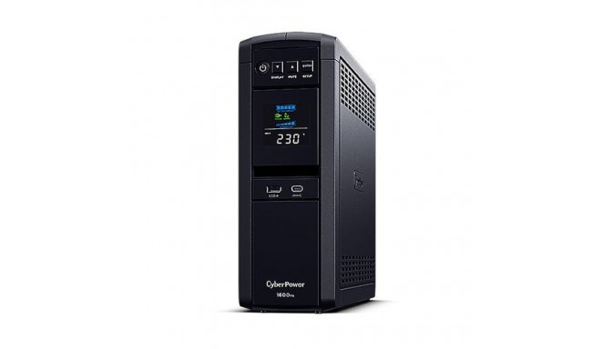 CyberPower CP1600EPFCLCD uninterruptible power supply (UPS) Line-Interactive 1.6 kVA 1000 W 6 AC out