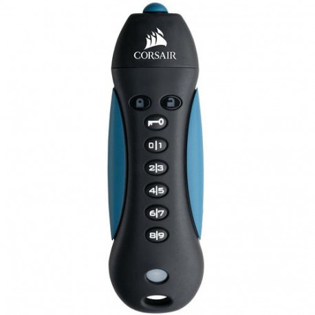 Corsair Padlock 3 64GB USB flash drive USB Type-A 3.2 Gen 1 (3.1 Gen 1) Black, Blue