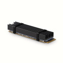 Axagon CLR-M2L10 computer cooling system M.2 NVMe SSD, Solid-state drive Heatsink/Radiatior Black 1 