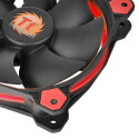 Thermaltake Riing 12 Computer case Fan 12 cm Black, Red