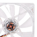 Thermaltake Pure 12 LED Red Computer case Fan 12 cm Transparent