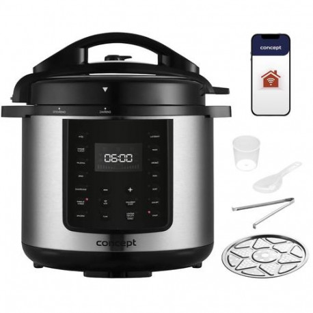 Concept CK8001 multi cooker 5.6 L 1000 W Black, Stainless steel