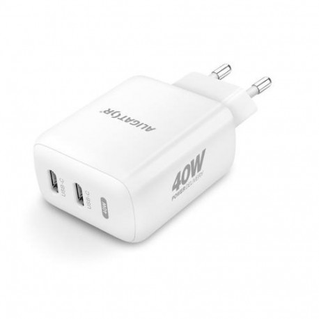 Aligator CHPD0025 mobile device charger Universal White AC Fast charging Indoor