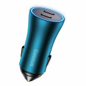 Baseus CGJP000003 mobile device charger Universal Blue Cigar lighter Fast charging Auto