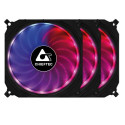 Chieftec CF-3012-RGB computer cooling system Computer case Fan 12 cm Black