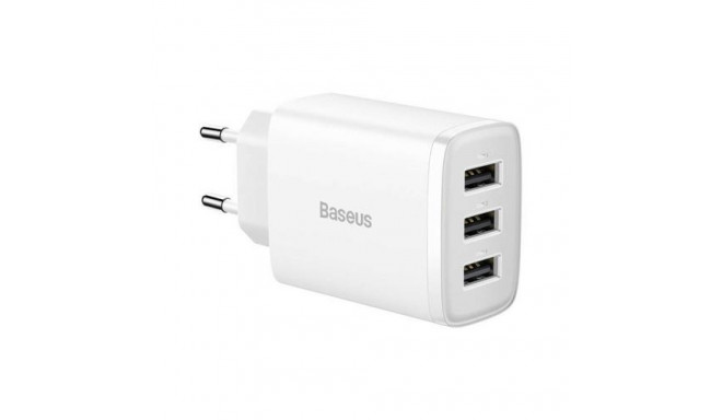 Baseus CCXJ020102 mobile device charger Universal White AC Indoor