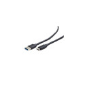 Gembird CCP-USB3-AMCM-1M USB cable USB 3.2 Gen 1 (3.1 Gen 1) USB C USB A Black