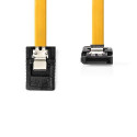Nedis CCGB73255YE05 SATA cable 0.5 m SATA 7-pin Black, Yellow