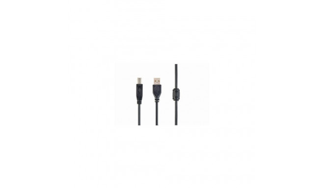 Cablexpert CCFB-USB2-AMBM-3M USB cable USB A USB B Black