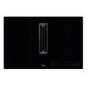 AEG CCE84543CB hob Black Built-in 77 cm Zone induction hob 4 zone(s) Built-in hood
